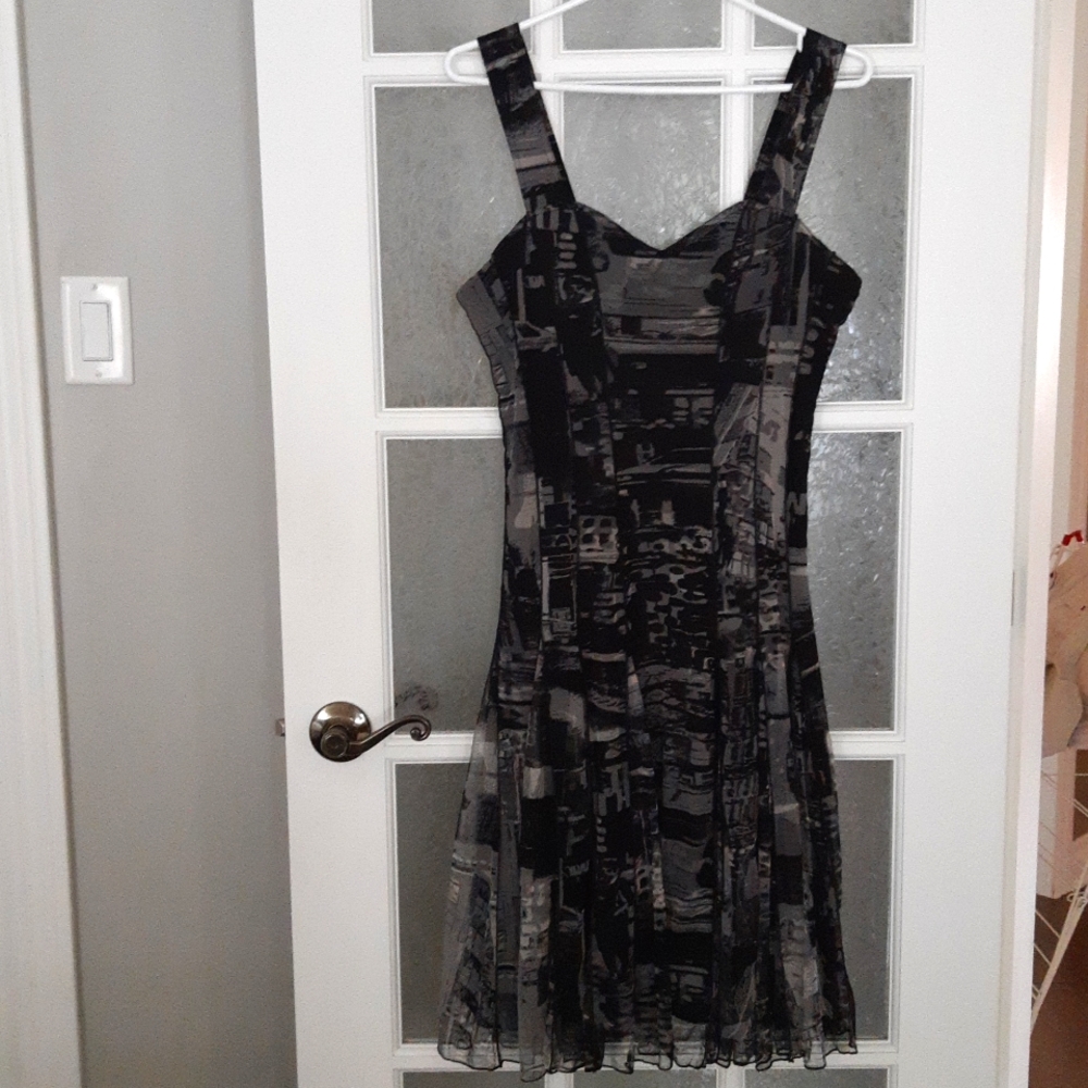 2 For 25$***Tango Mango Black and Grey Dress